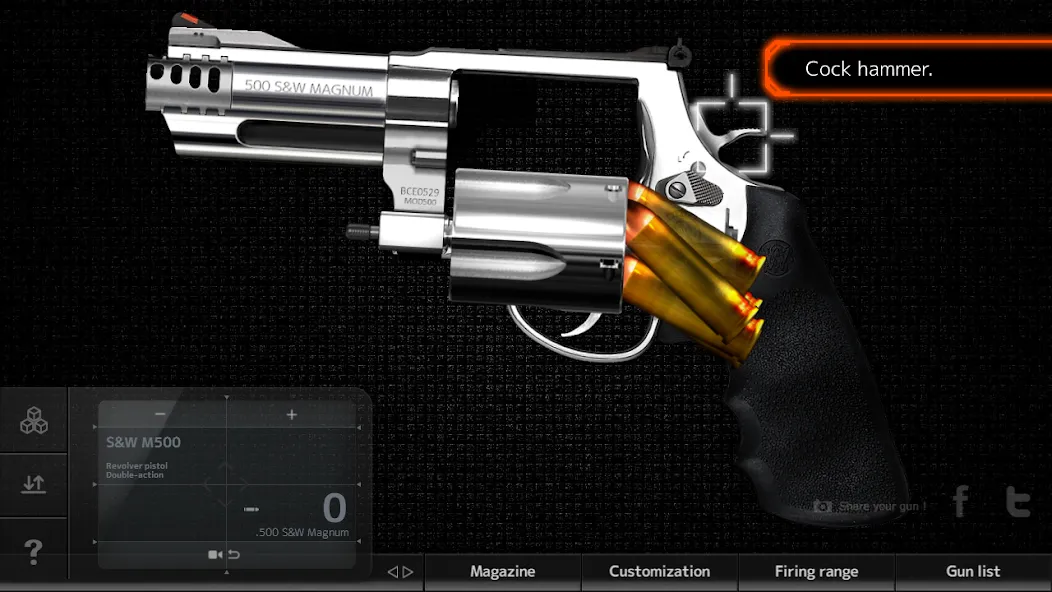 Magnum3.0 Gun Custom Simulator (Мод Без рекламы и полный доступ) — скриншот 4 Magnum3.0 Gun Custom Simulator (Мод Без рекламы и полный доступ) — скриншот 4