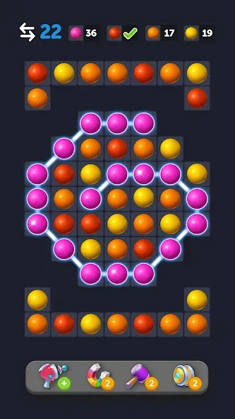 Скачать Bubble Link - Connect & Match — Модификация Безлимитные монеты и все уровни — скриншот 5 Скачать Bubble Link - Connect & Match — Модификация Безлимитные монеты и все уровни — скриншот 5