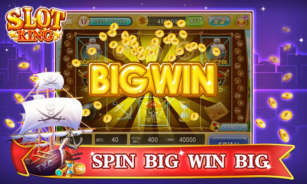 Скачать Slots Machines - Vegas Casino MOD APK — Безлимитные монеты и джекпоты — скриншот 2