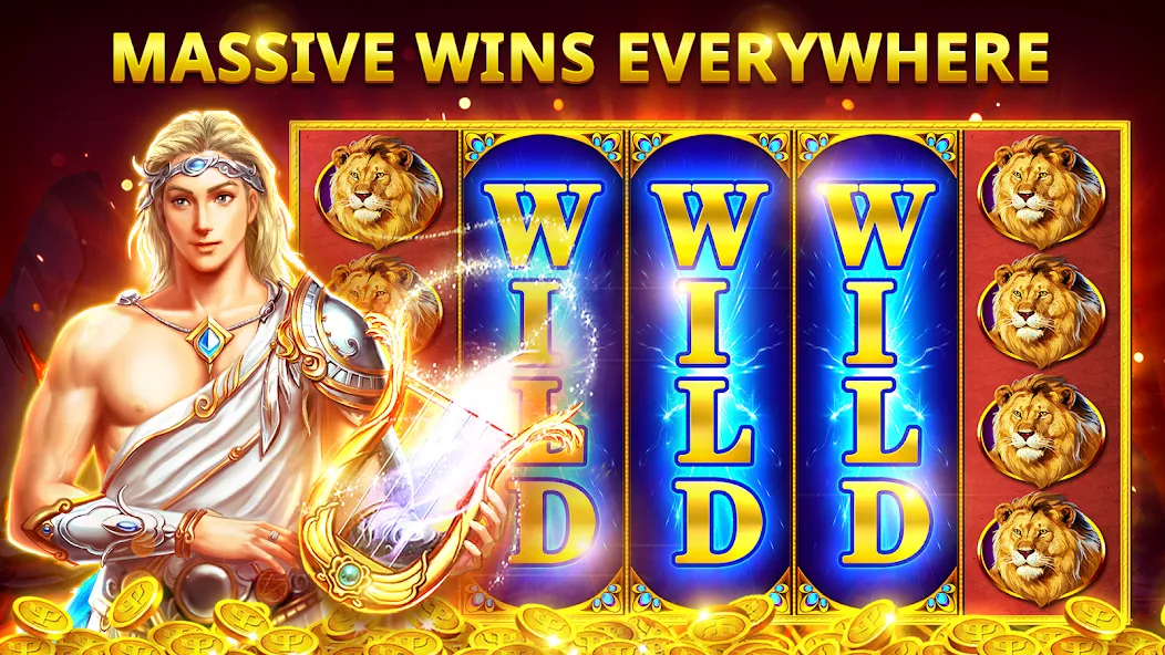 Скачать Slots Myth - Slot Machines на Андроид — Безлимитные монеты и бонусы — скриншот 3
