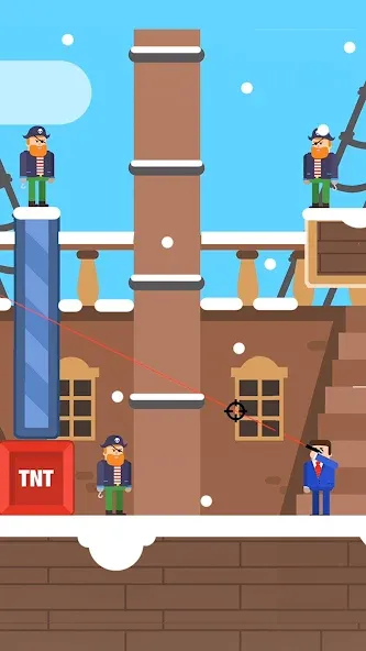 Mr Bullet - Spy Puzzles — Безлимитные монеты и патроны — скриншот 4 Mr Bullet - Spy Puzzles — Безлимитные монеты и патроны — скриншот 4
