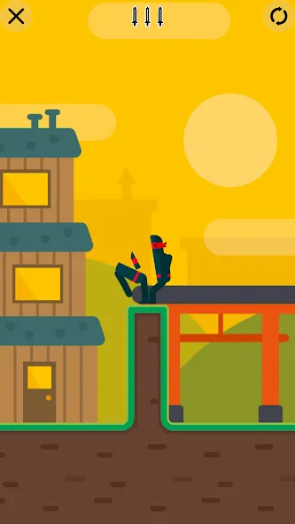 Скачать Mr Ninja - Slicey Puzzles — Модификация Безлимитные подсказки и открыты все уровни — скриншот 5
