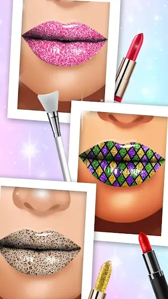 Скачать взломанную Lip Art Makeup Beauty Game — Безлимитные деньги и все скины — скриншот 1 Скачать взломанную Lip Art Makeup Beauty Game — Безлимитные деньги и все скины — скриншот 1