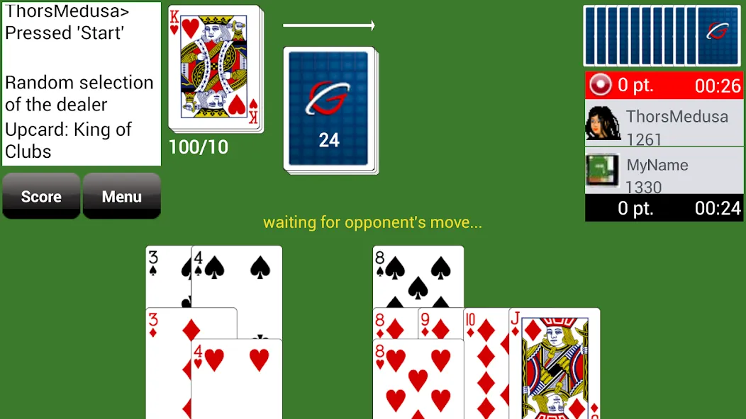Скачать взлом Gin Rummy GC Online на Андроид — Без рекламы и безлимитные монеты — скриншот 1