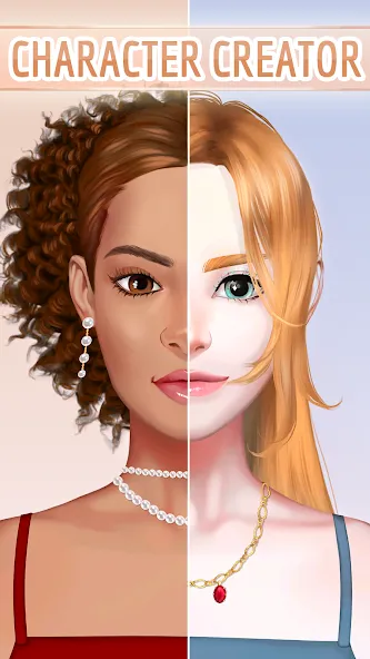 Avatar Character: Girl Creator — Взломанная версия (Безлимитные наряды и аксессуары) — скриншот 2