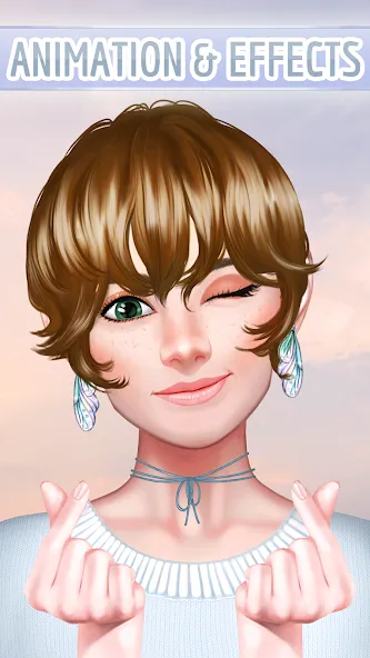 Avatar Character: Girl Creator — Взломанная версия (Безлимитные наряды и аксессуары) — скриншот 4
