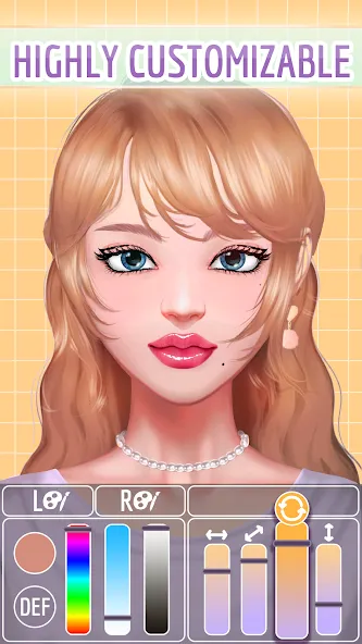 Avatar Character: Girl Creator — Взломанная версия (Безлимитные наряды и аксессуары) — скриншот 5