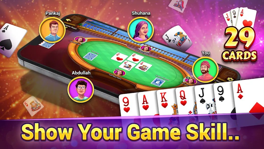 Скачать Card Hero- 29, Hazari & more — Последняя версия (Безлимитные монеты и подсказки) — скриншот 2