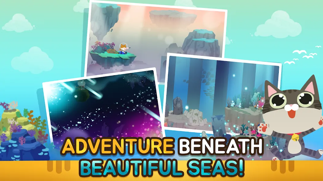 The Fishercat MOD APK — Безлимитные монеты и энергия — скриншот 1 The Fishercat MOD APK — Безлимитные монеты и энергия — скриншот 1