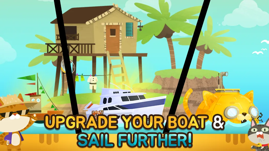 The Fishercat MOD APK — Безлимитные монеты и энергия — скриншот 2 The Fishercat MOD APK — Безлимитные монеты и энергия — скриншот 2