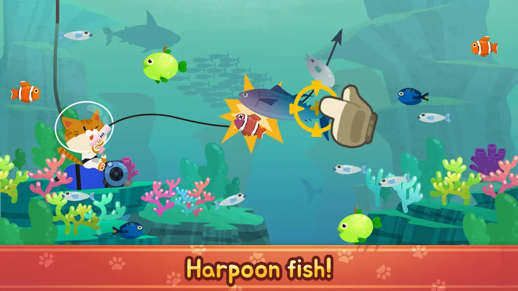 The Fishercat MOD APK — Безлимитные монеты и энергия — скриншот 4 The Fishercat MOD APK — Безлимитные монеты и энергия — скриншот 4