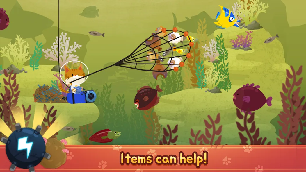 The Fishercat MOD APK — Безлимитные монеты и энергия — скриншот 5 The Fishercat MOD APK — Безлимитные монеты и энергия — скриншот 5