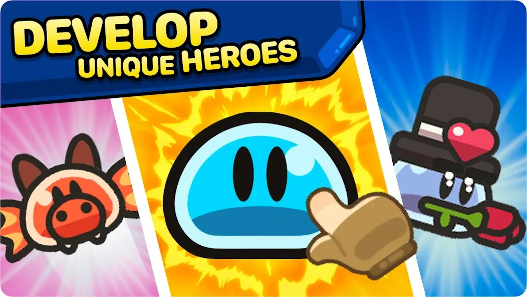 Скачать Legend of Slime: Idle RPG War MOD APK — Безлимитные монеты и алмазы — скриншот 1