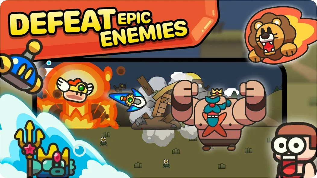 Скачать Legend of Slime: Idle RPG War MOD APK — Безлимитные монеты и алмазы — скриншот 3