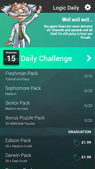 Logic Puzzles Daily - Solve Lo Mod APK Без рекламы и все подсказки бесплатны — Скачать на Андроид — скриншот 2