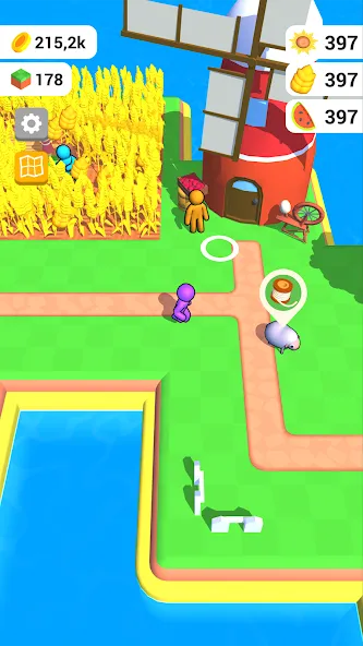 Скачать Farm Land - Farming life game MOD APK — Безлимитные монеты и ресурсы — скриншот 1