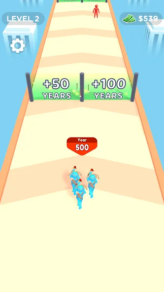 Crowd Evolution! MOD APK на Android — Безлимитные деньги и усиленная толпа — скриншот 3 Crowd Evolution! MOD APK на Android — Безлимитные деньги и усиленная толпа — скриншот 3