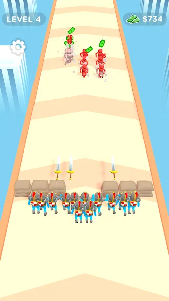Crowd Evolution! MOD APK на Android — Безлимитные деньги и усиленная толпа — скриншот 4 Crowd Evolution! MOD APK на Android — Безлимитные деньги и усиленная толпа — скриншот 4
