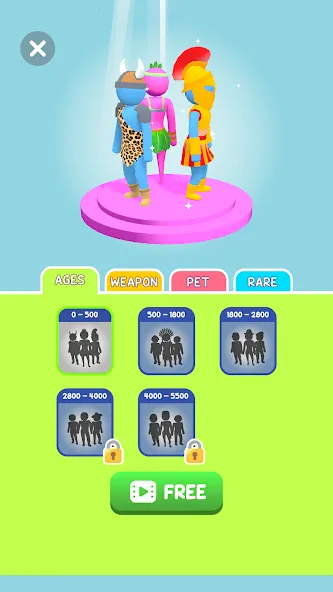 Crowd Evolution! MOD APK на Android — Безлимитные деньги и усиленная толпа — скриншот 5 Crowd Evolution! MOD APK на Android — Безлимитные деньги и усиленная толпа — скриншот 5