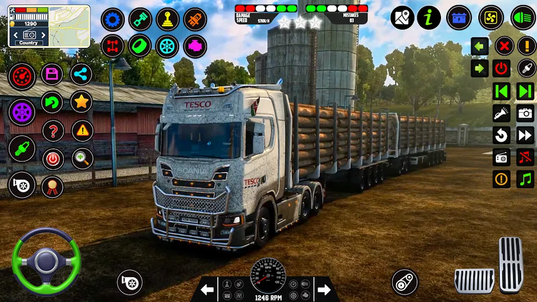 City Truck Simulator 2023 MOD — Безлимитные деньги и топливо на Андроид — скриншот 2