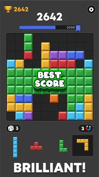 Скачать Block Mania - Block Puzzle (Мод: Безлимитные монеты и подсказки) на Андроид — скриншот 2
