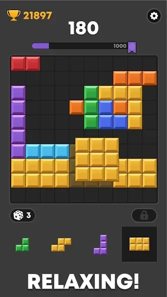 Скачать Block Mania - Block Puzzle (Мод: Безлимитные монеты и подсказки) на Андроид — скриншот 5