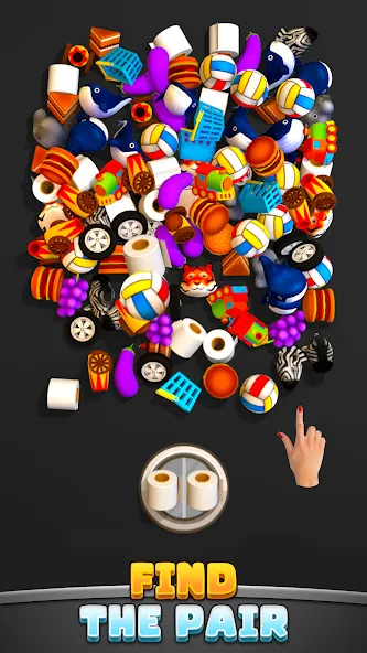 Взломанная Match 3D -Matching Puzzle Game на Андроид — Безлимитные подсказки и монеты — скриншот 2