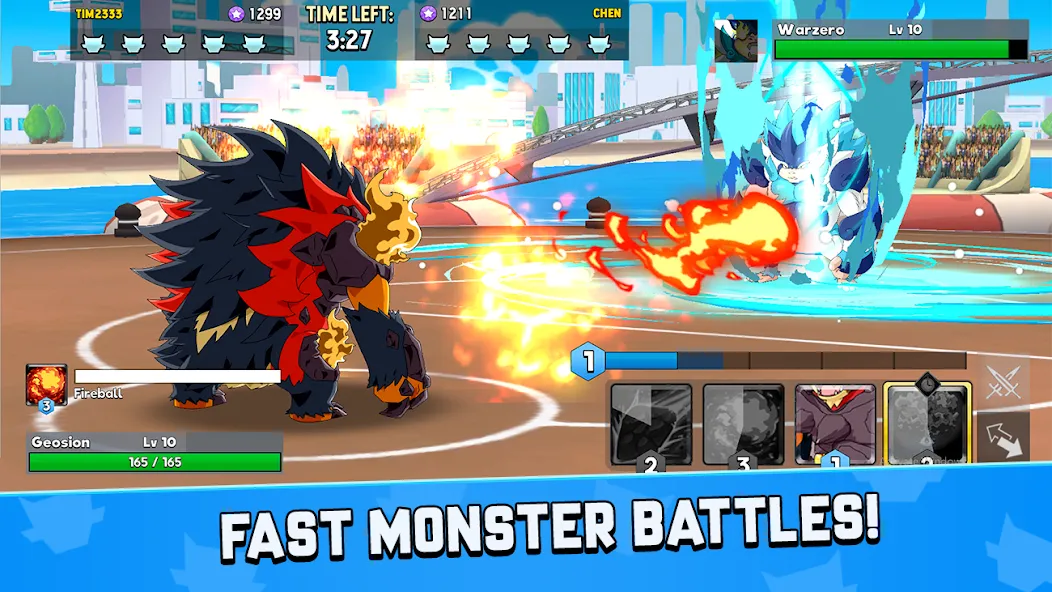 Скачать Monster Masters — Модификация Безлимитные деньги и редкие монстры — скриншот 1