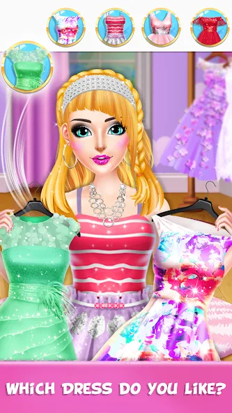 Скачать Braided Hair Salon Girls Games — Модификация Безлимитные деньги и всё открыто — скриншот 5