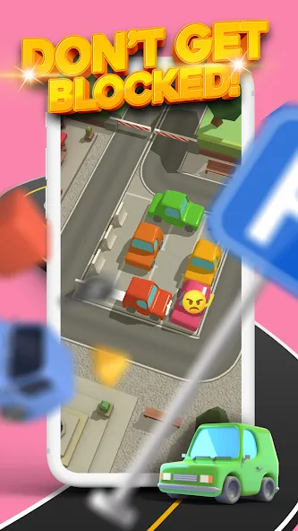 Скачать Parking Jam 3D (Мод: Без рекламы и все машины открыты) на Андроид — скриншот 2 Скачать Parking Jam 3D (Мод: Без рекламы и все машины открыты) на Андроид — скриншот 2