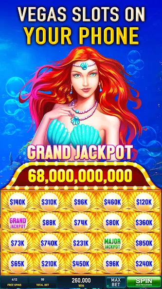 Скачать Slots Cash:Vegas Slot Machines — Последняя версия (Безлимитные монеты и джекпоты) — скриншот 1