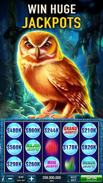 Скачать Slots Cash:Vegas Slot Machines — Последняя версия (Безлимитные монеты и джекпоты) — скриншот 2