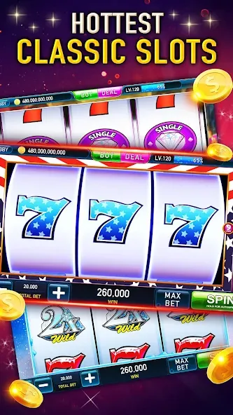 Скачать Slots Cash:Vegas Slot Machines — Последняя версия (Безлимитные монеты и джекпоты) — скриншот 4