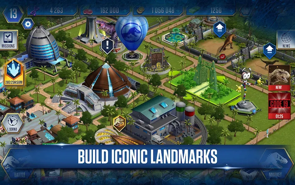 Jurassic World™: The Game Mod APK Безлимитные деньги и динозавры — Скачать на Андроид — скриншот 2