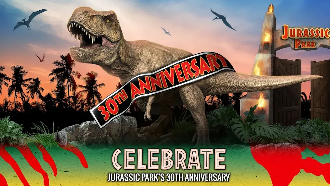 Jurassic World Alive — Взломанная версия (Безлимитные ресурсы и открыты все динозавры) — скриншот 1