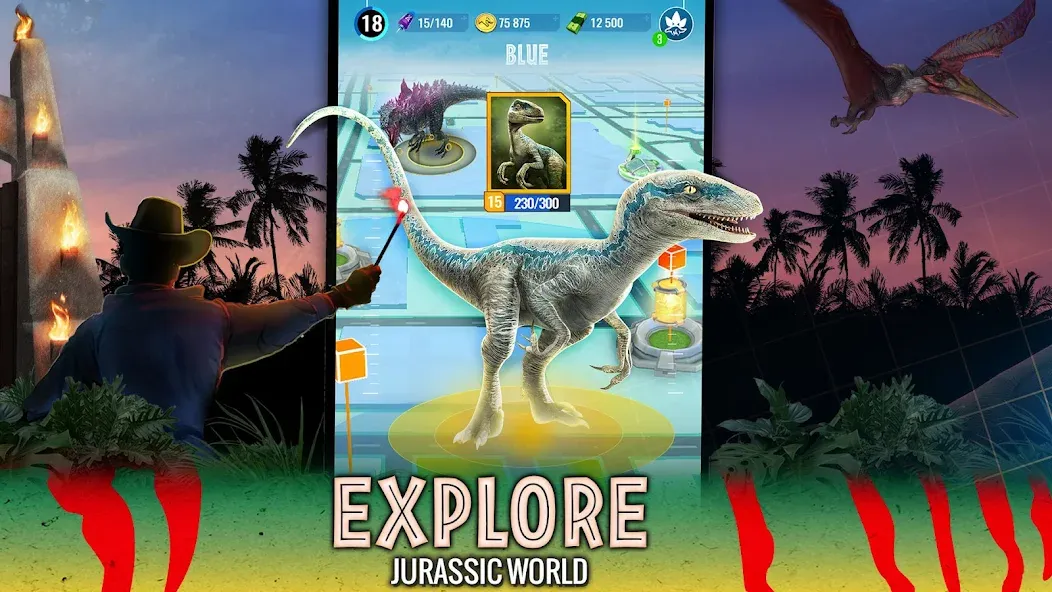 Jurassic World Alive — Взломанная версия (Безлимитные ресурсы и открыты все динозавры) — скриншот 2