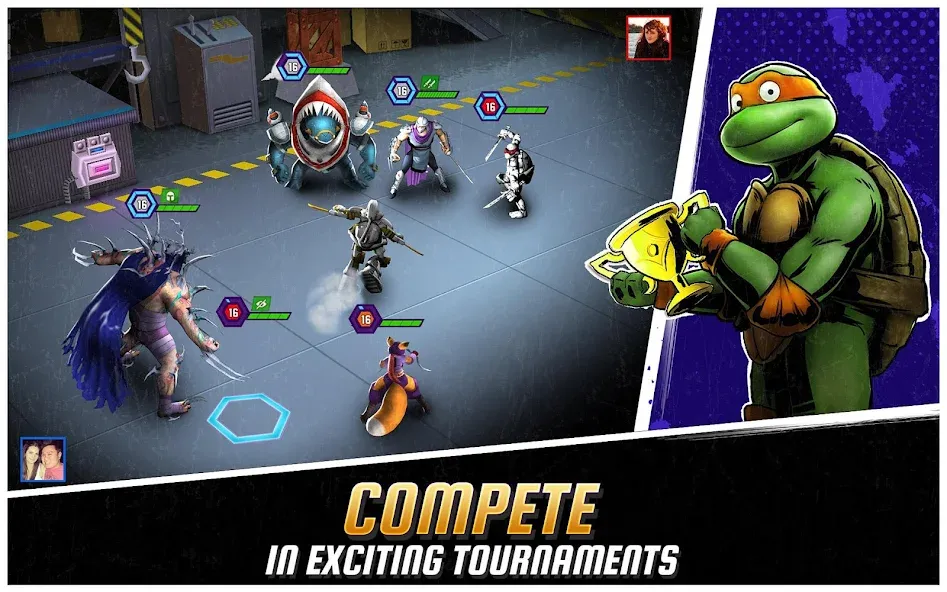 Ninja Turtles: Legends на Андроид — Мод Безлимитные деньги и усиленные герои — скриншот 3