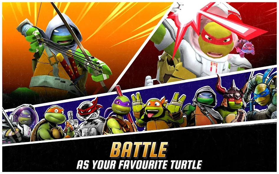 Ninja Turtles: Legends на Андроид — Мод Безлимитные деньги и усиленные герои — скриншот 5