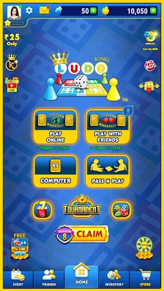 Ludo King™ — Взломанная версия (Без рекламы и всё открыто) — скриншот 5 Ludo King™ — Взломанная версия (Без рекламы и всё открыто) — скриншот 5
