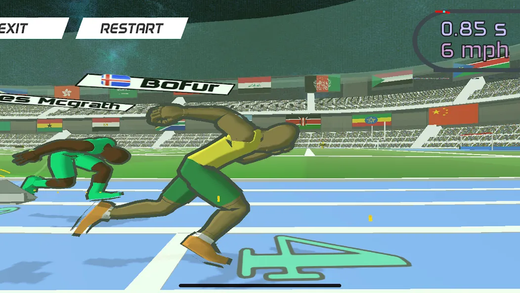 Speed Stars: Running Game на Андроид — Безлимитные деньги и ускоренный бег — скриншот 3
