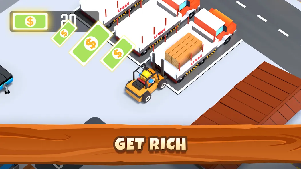 Скачать Idle Lumber - Bedrijfs Magnate — Последняя версия (Безлимитные деньги и ресурсы) — скриншот 4