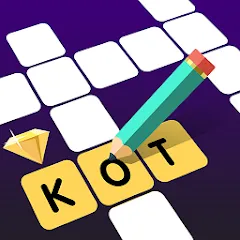 Скачать Crosses - Easy Crosswords MOD APK — Подсказки без ограничений и все уровни открыты