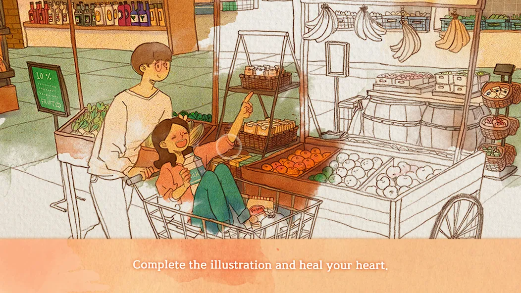 Love is in small things MOD APK — Много подсказок и открыты все уровни — скриншот 3