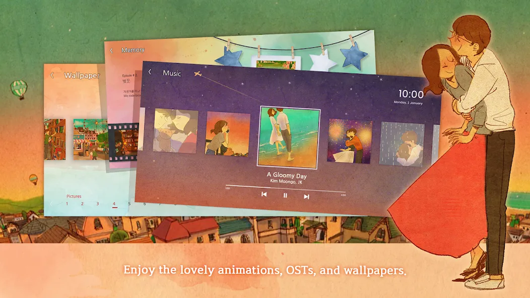 Love is in small things MOD APK — Много подсказок и открыты все уровни — скриншот 4