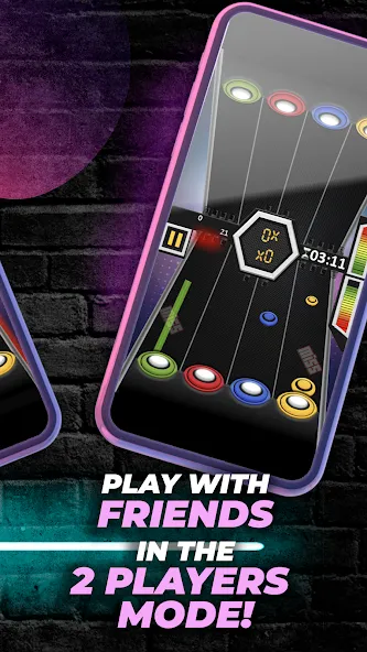 Взломанная Guitar Hero Game: EDM Music на Андроид — Безлимитные деньги и все песни открыты — скриншот 4 Взломанная Guitar Hero Game: EDM Music на Андроид — Безлимитные деньги и все песни открыты — скриншот 4