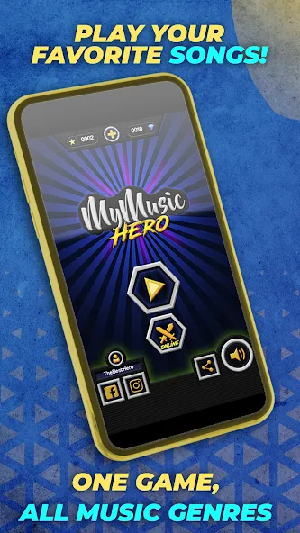 Скачать Guitar Hero Mobile: Music Game с модом — Безлимитные деньги и открыты все песни — скриншот 1 Скачать Guitar Hero Mobile: Music Game с модом — Безлимитные деньги и открыты все песни — скриншот 1
