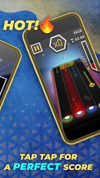 Скачать Guitar Hero Mobile: Music Game с модом — Безлимитные деньги и открыты все песни — скриншот 3 Скачать Guitar Hero Mobile: Music Game с модом — Безлимитные деньги и открыты все песни — скриншот 3
