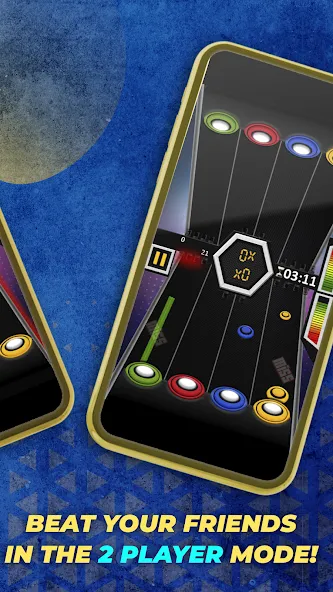 Скачать Guitar Hero Mobile: Music Game с модом — Безлимитные деньги и открыты все песни — скриншот 4 Скачать Guitar Hero Mobile: Music Game с модом — Безлимитные деньги и открыты все песни — скриншот 4
