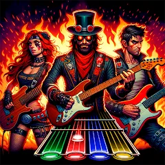 Скачать Guitar Hero Mobile: Music Game с модом — Безлимитные деньги и открыты все песни