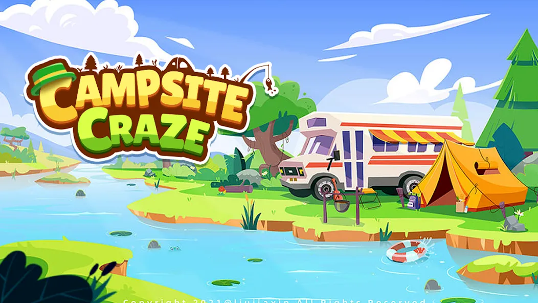 Скачать Campsite Craze: Puzzle Merge на телефон — Безлимитные ресурсы и быстрый прогресс — скриншот 1